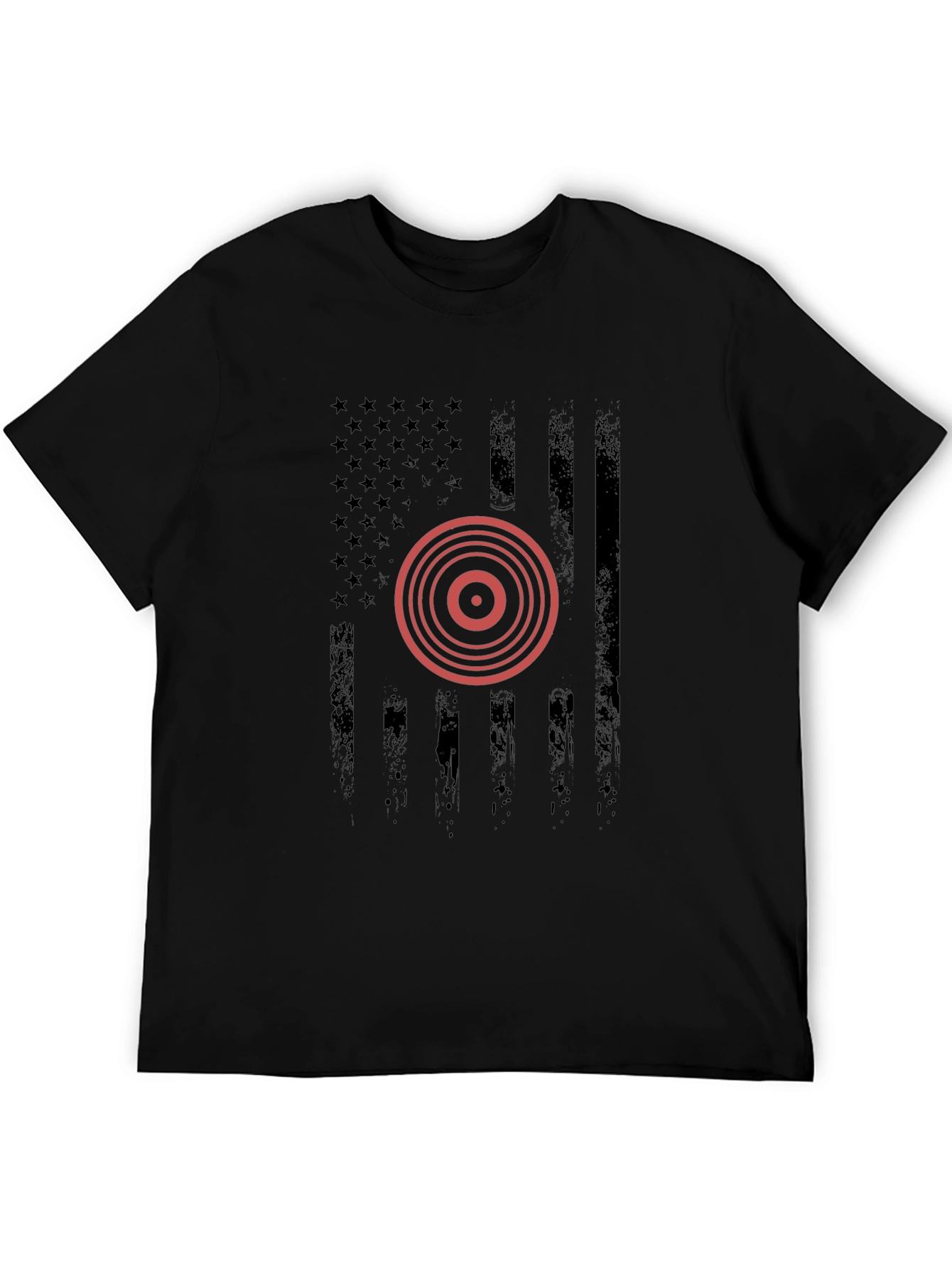 American Flag Target Graphic T-Shirt