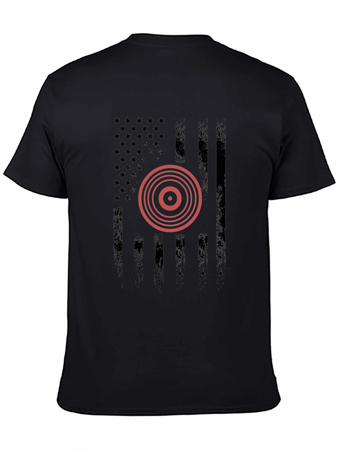 American Flag Target Graphic T-Shirt