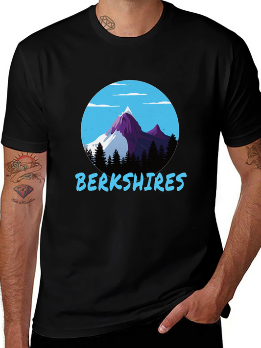 Berkshires Mountain T-Shirt - Black