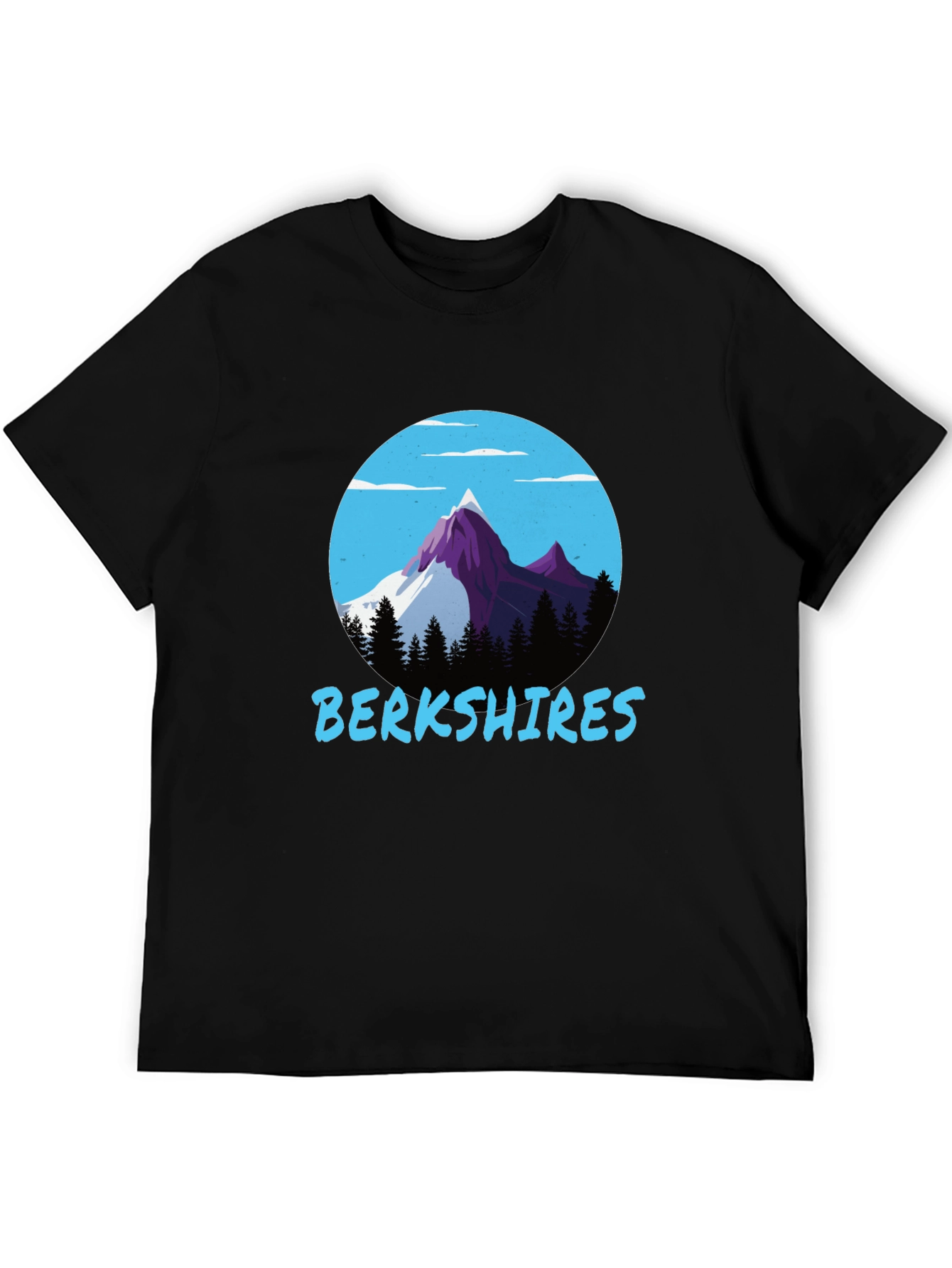 Berkshires Mountain T-Shirt - Black