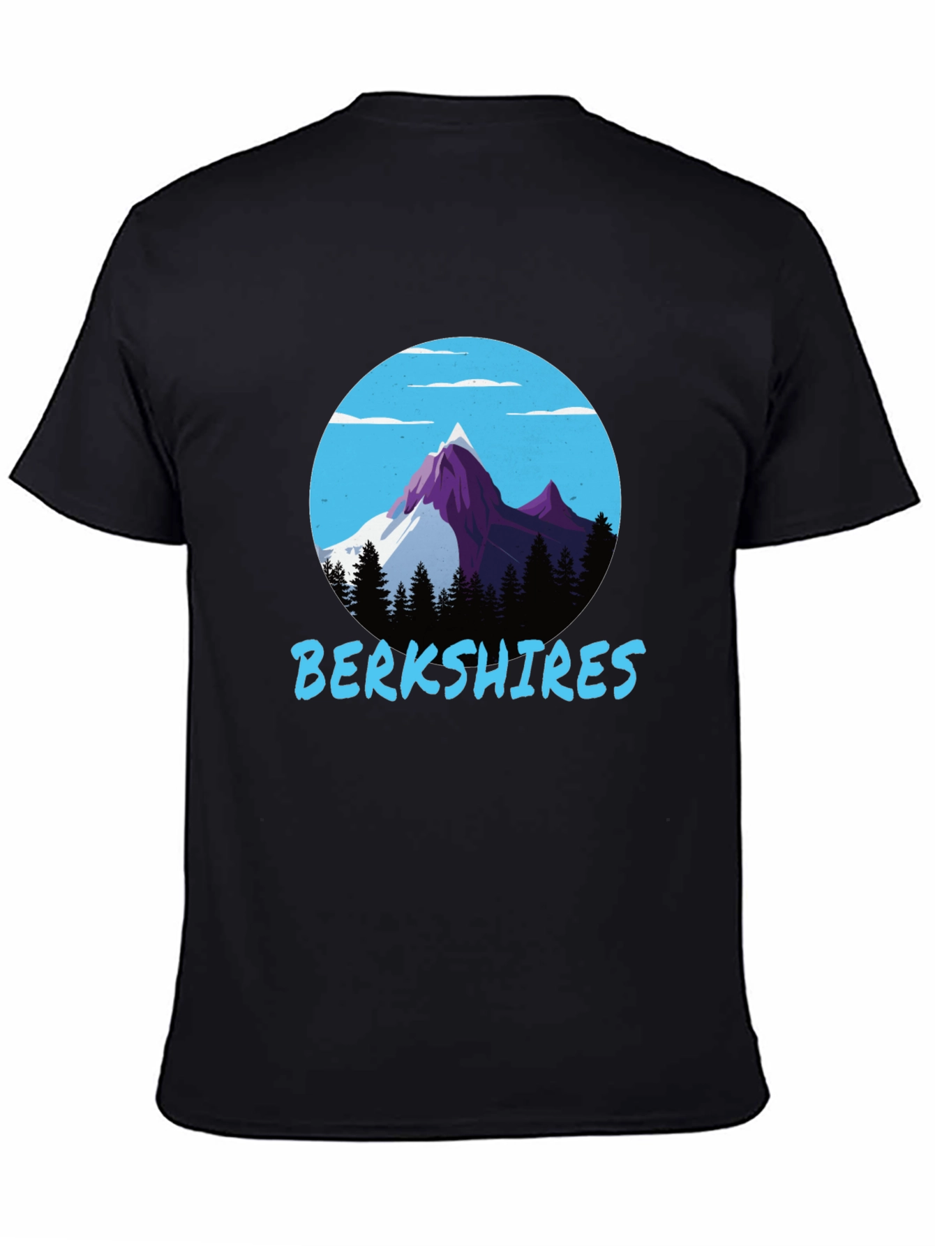 Berkshires Mountain T-Shirt - Black