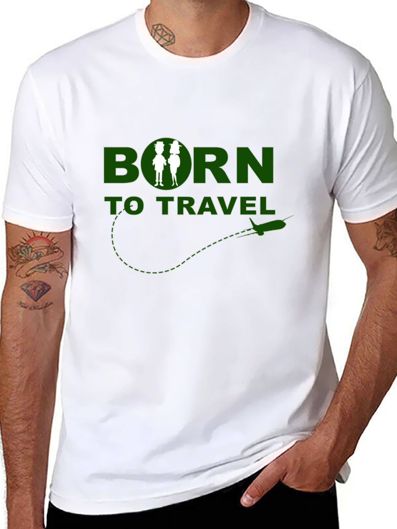 Born to Travel Graphic T-Shirt