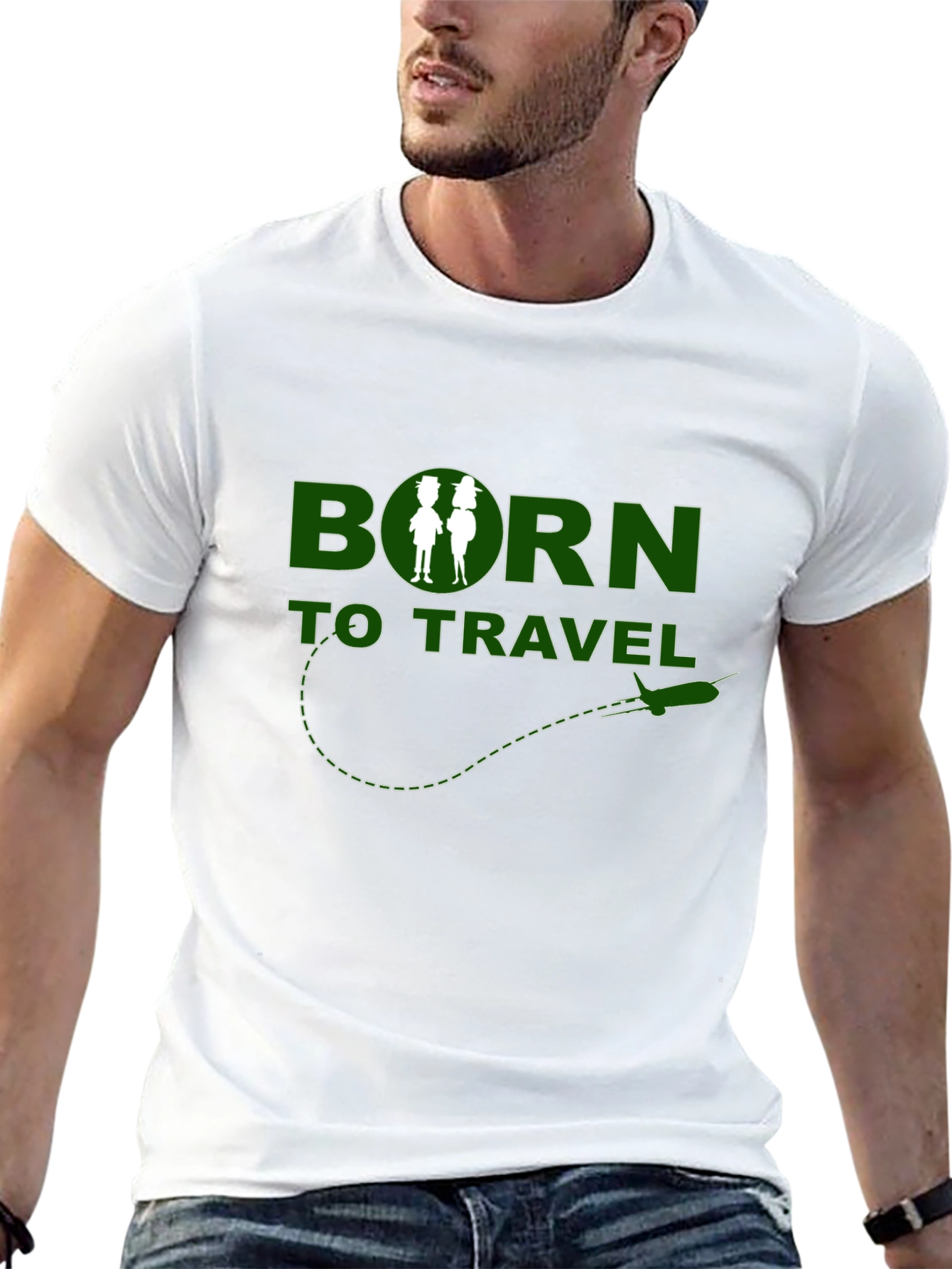 Born to Travel Graphic T-Shirt