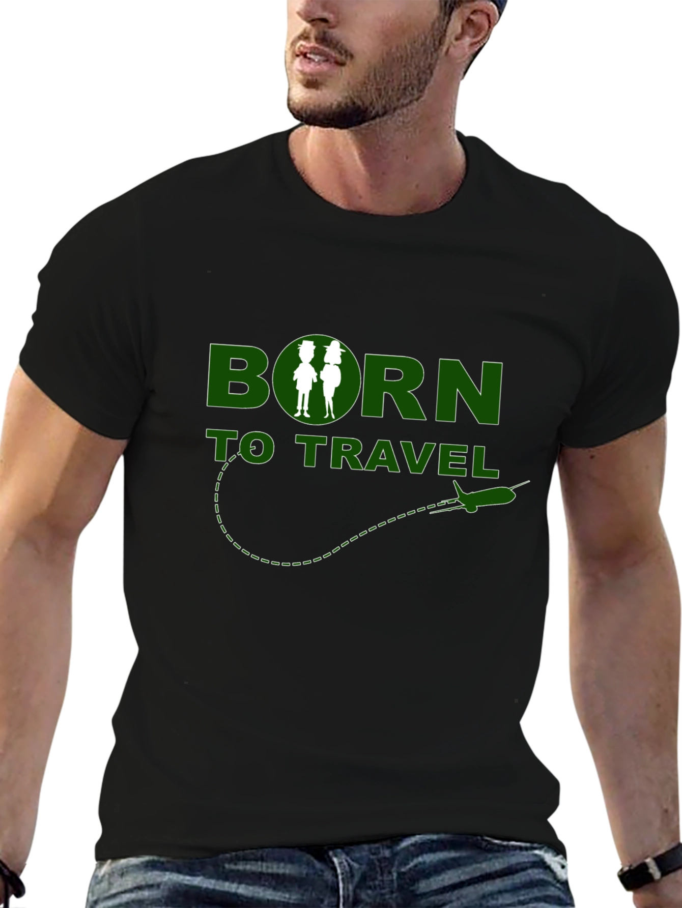 Born to Travel Graphic T-Shirt
