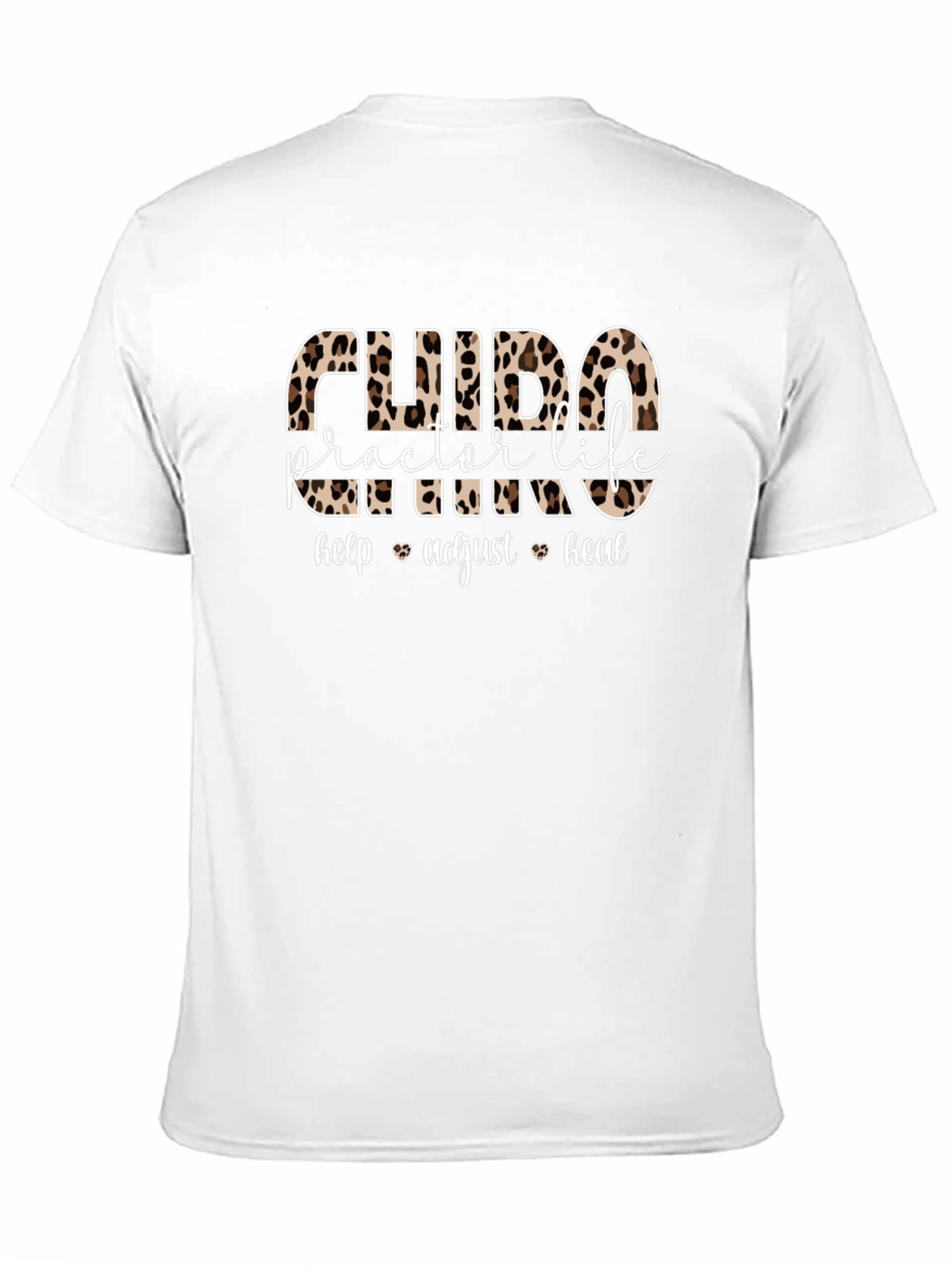 Chiropractor Life Leopard Print T-Shirt