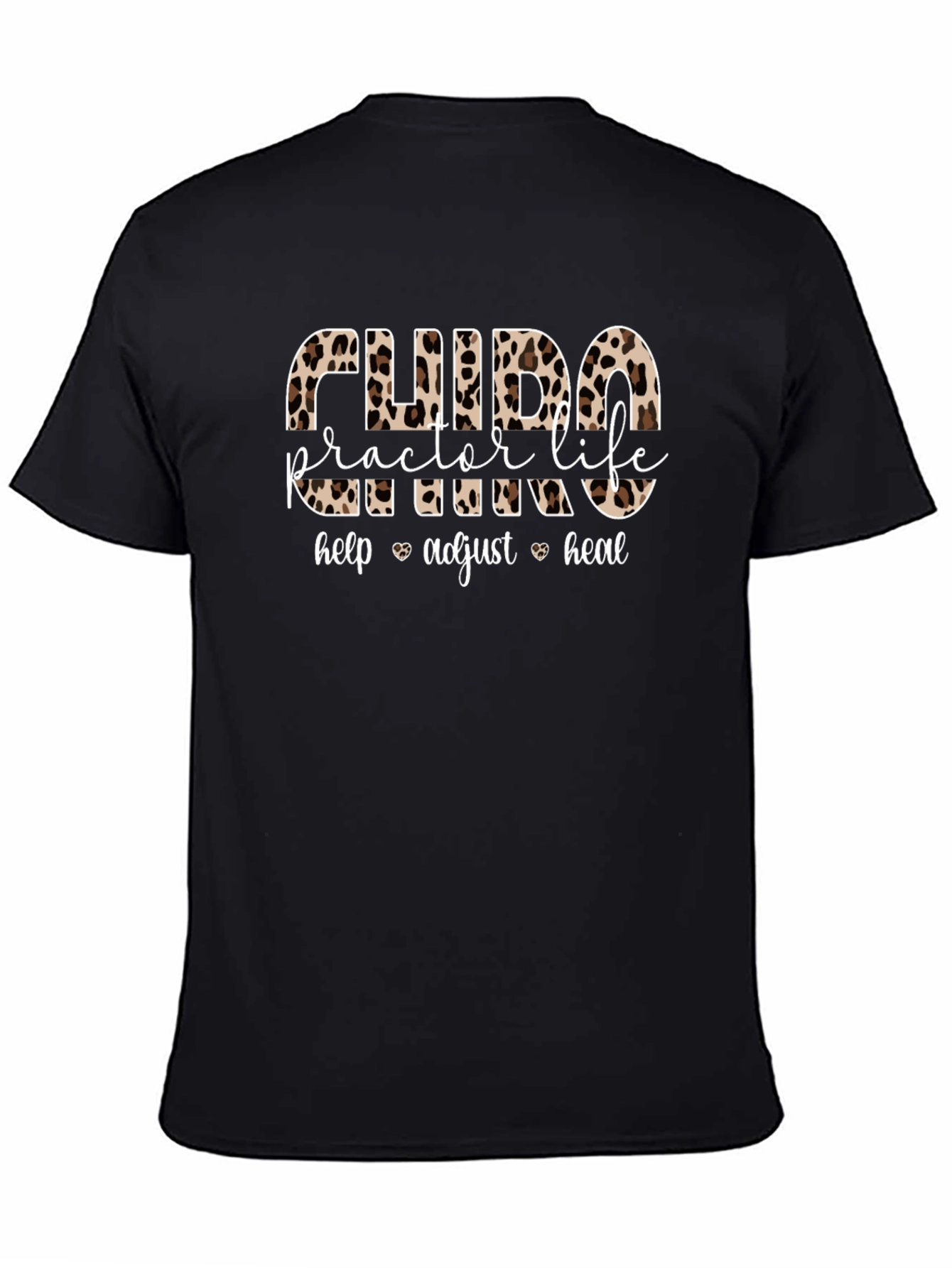 Chiropractor Life Leopard Print T-Shirt
