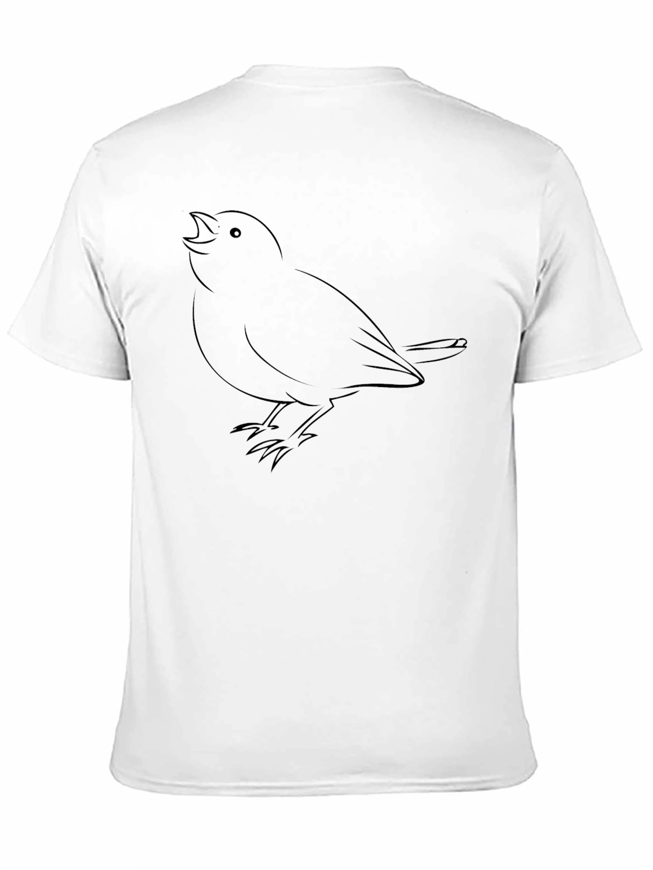 Bird Graphic Black Tee - Classic Fit