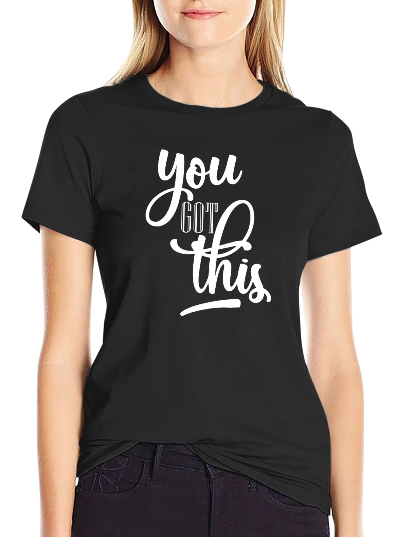 Motivational Black T-Shirt - You Got This