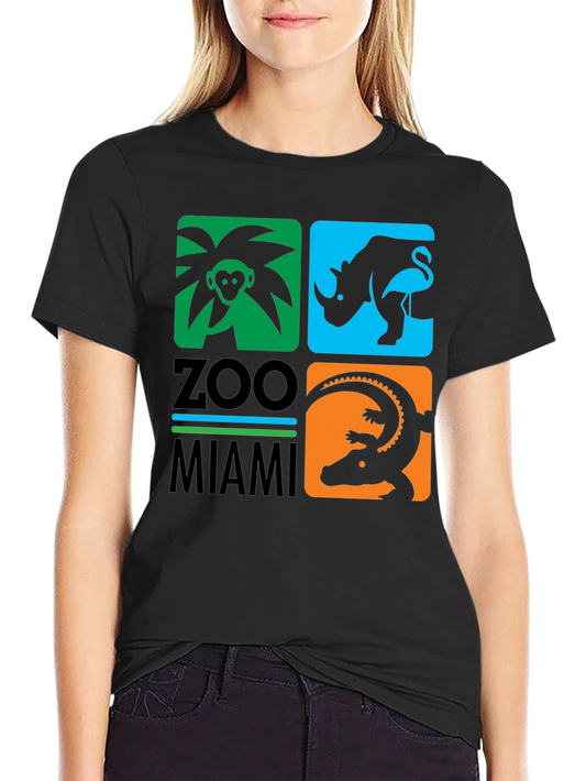 Zoo Miami T-Shirt Animal Graphic Tee