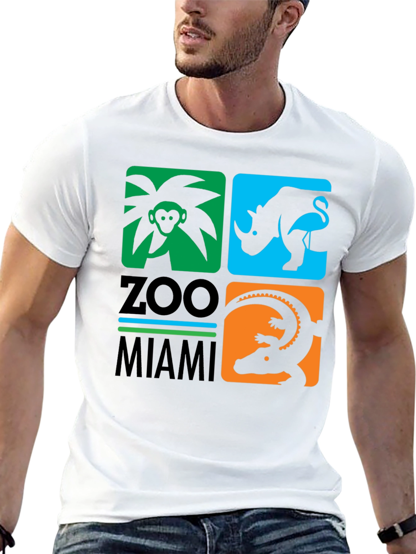 Zoo Miami T-Shirt Animal Graphic Tee