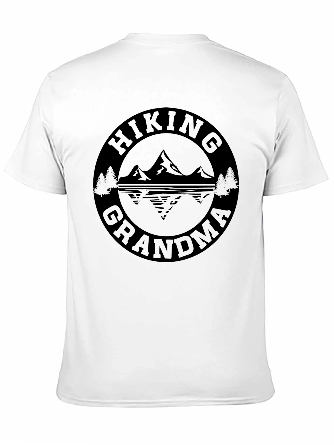 Hiking Grandma Black T-Shirt Adventure Apparel