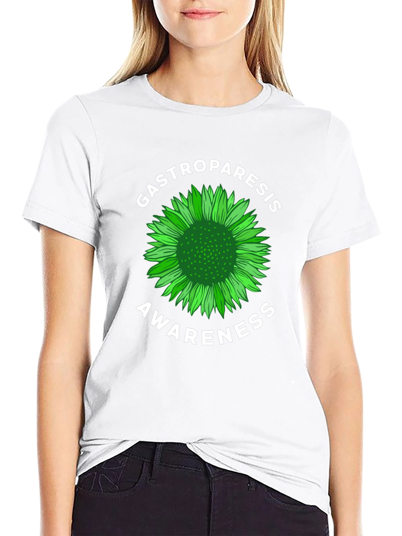 Gastroparesis Awareness Sunflower T-Shirt