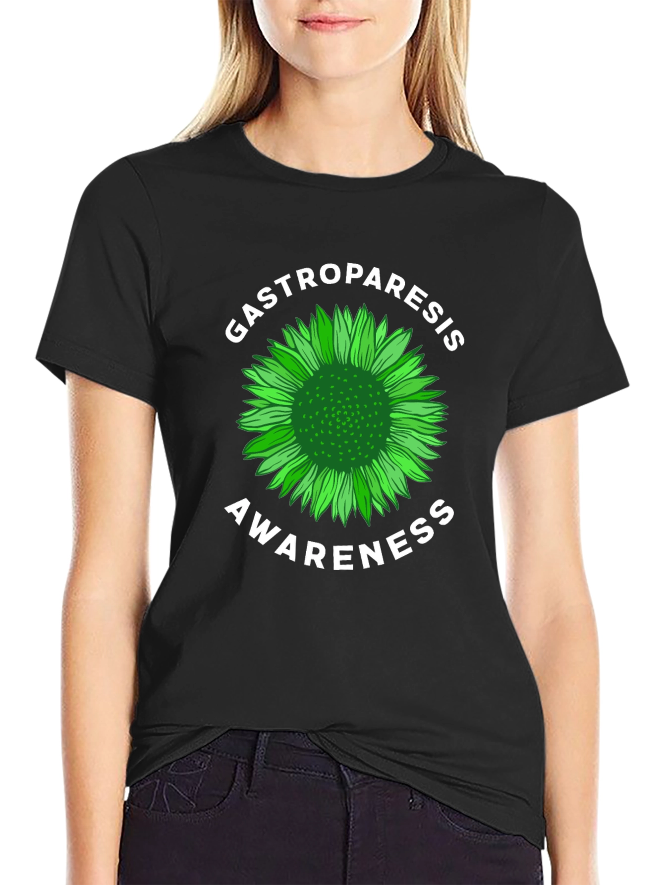 Gastroparesis Awareness Sunflower T-Shirt