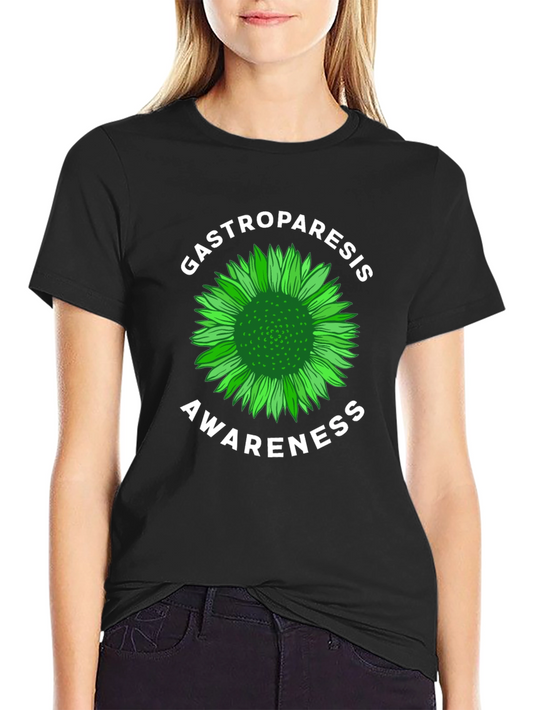 Gastroparesis Awareness Sunflower T-Shirt