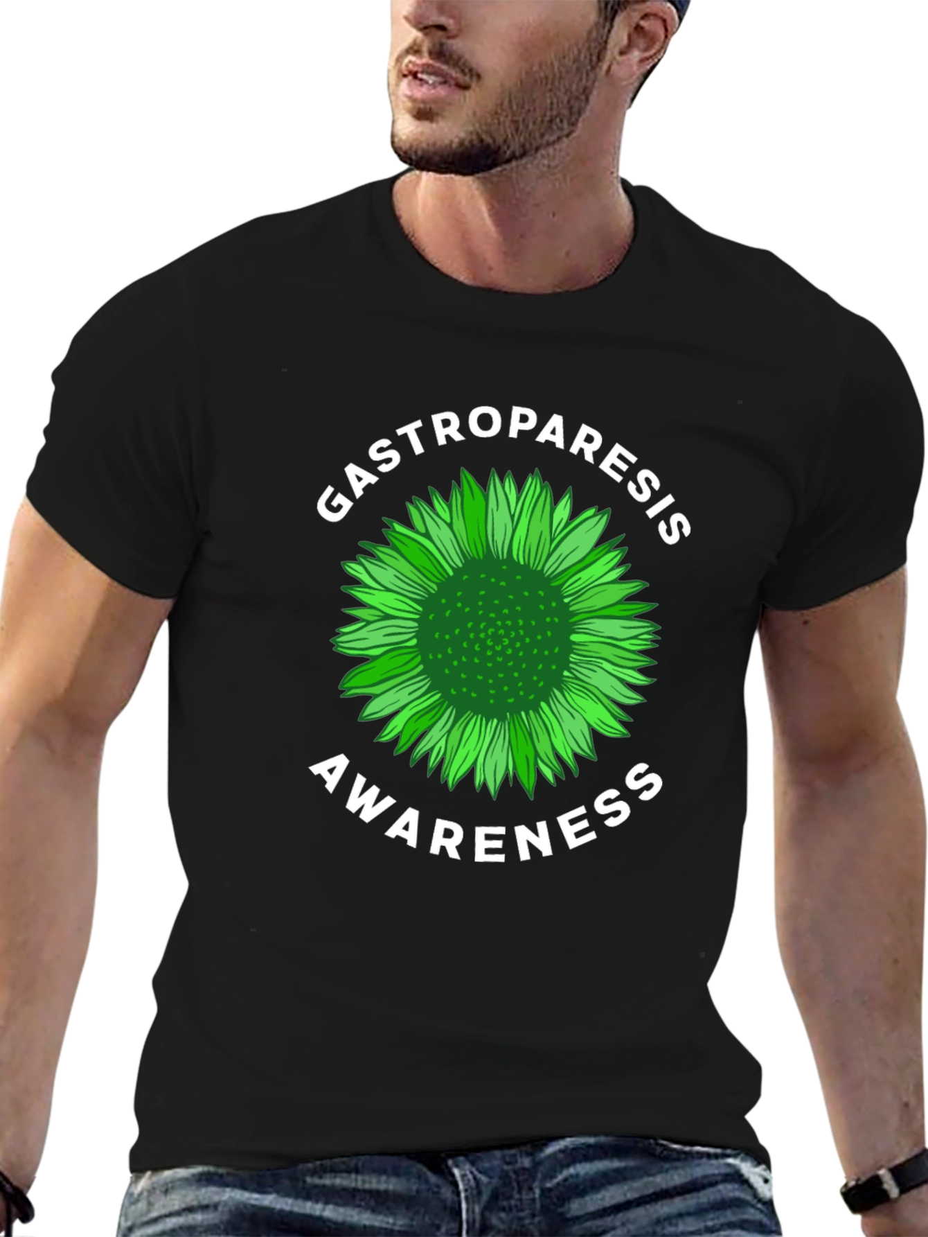 Gastroparesis Awareness Sunflower T-Shirt