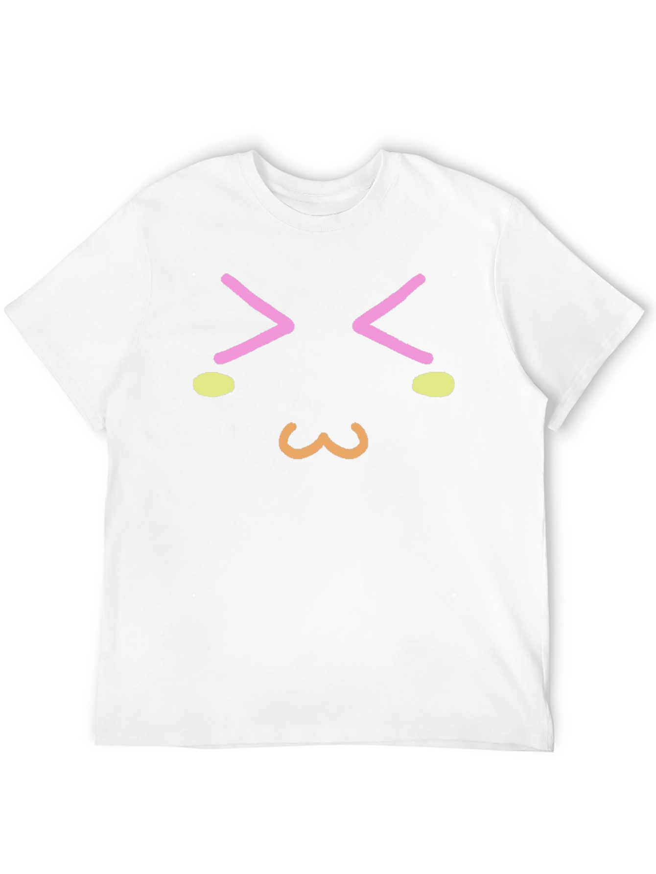 Kawaii Face Graphic Black T-Shirt