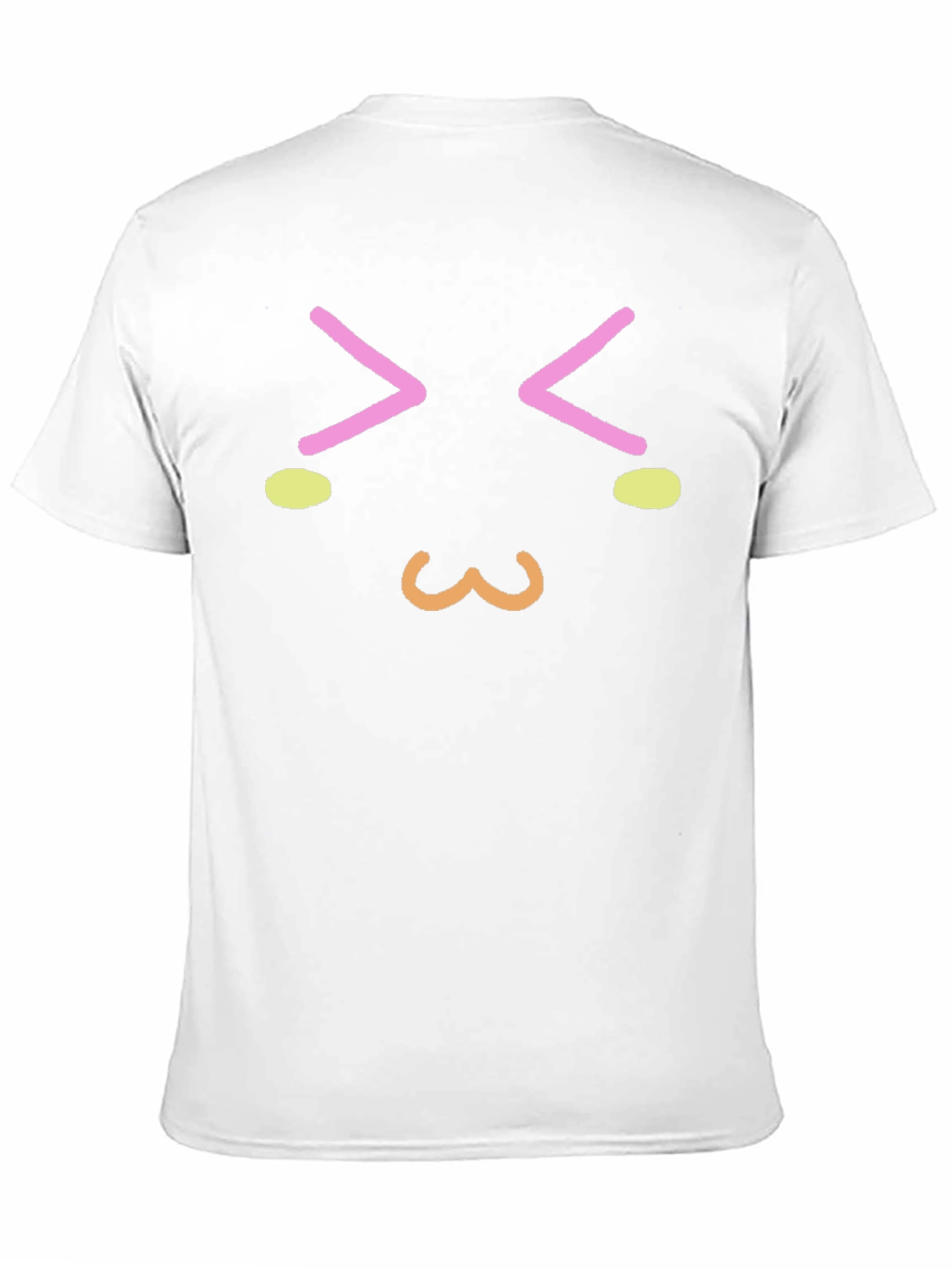 Kawaii Face Graphic Black T-Shirt