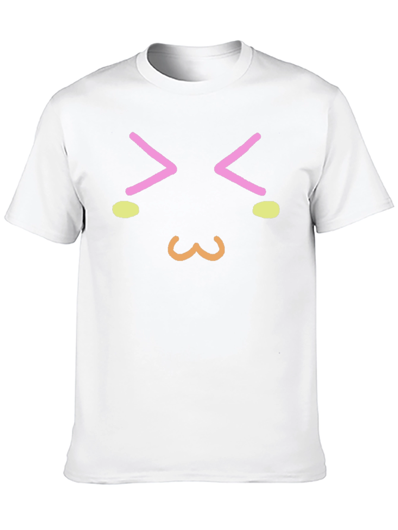 Kawaii Face Graphic Black T-Shirt