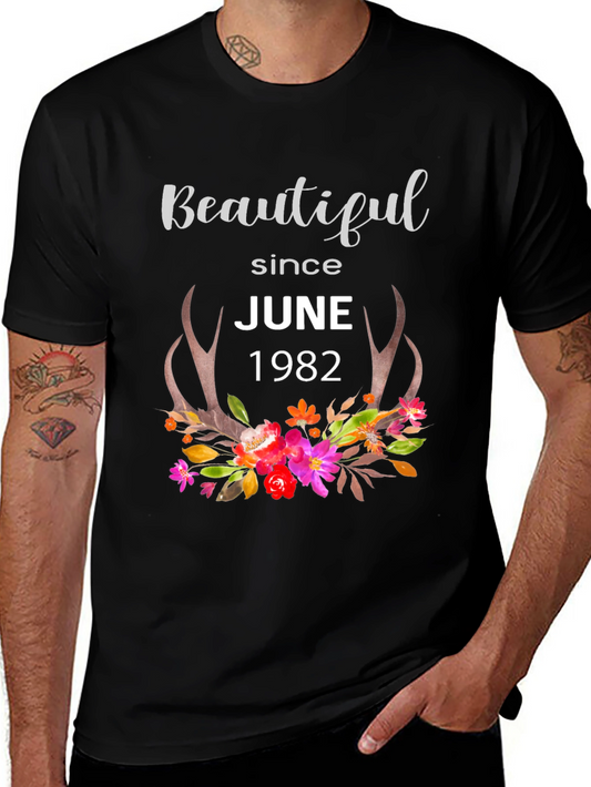 Beautiful Since June 1982 Graphic Tee