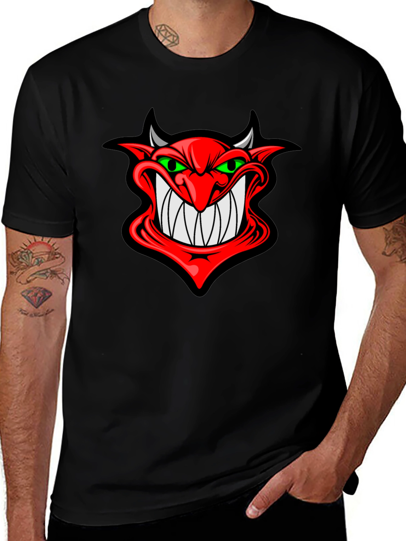 Devil Graphic Black T-Shirt