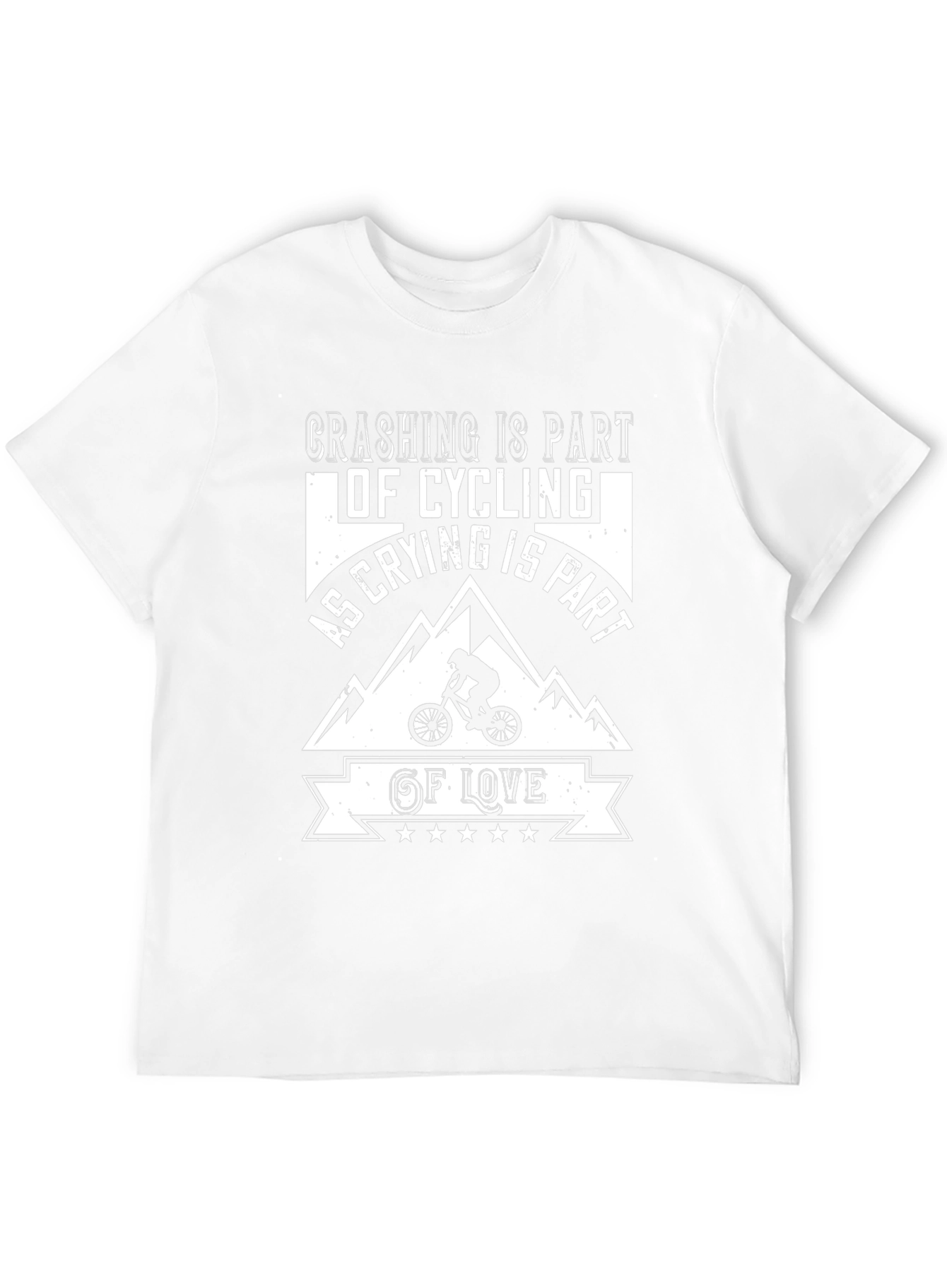 Crashing Is Part of Cycling T-Shirt