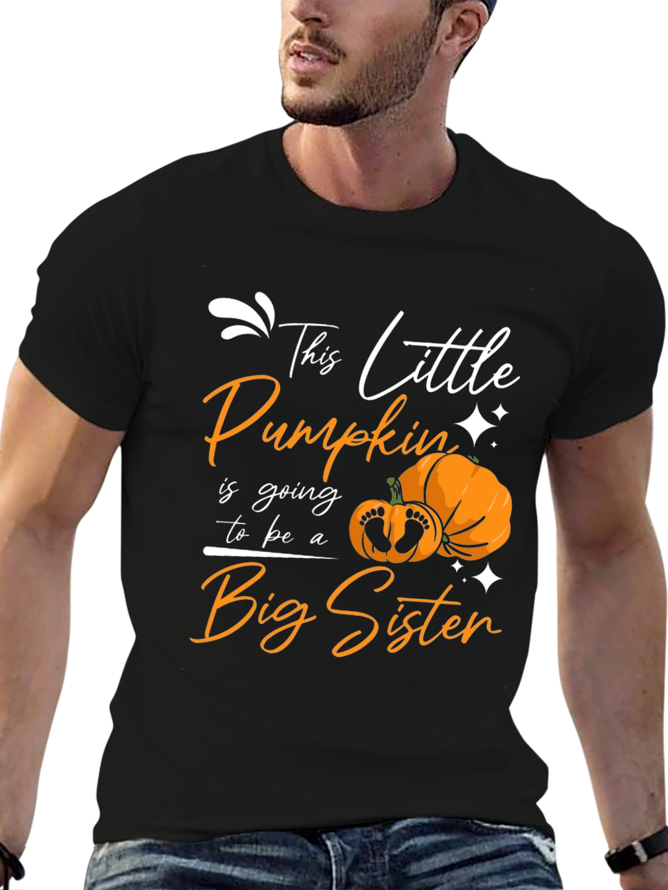 Big Sister Pumpkin Tee