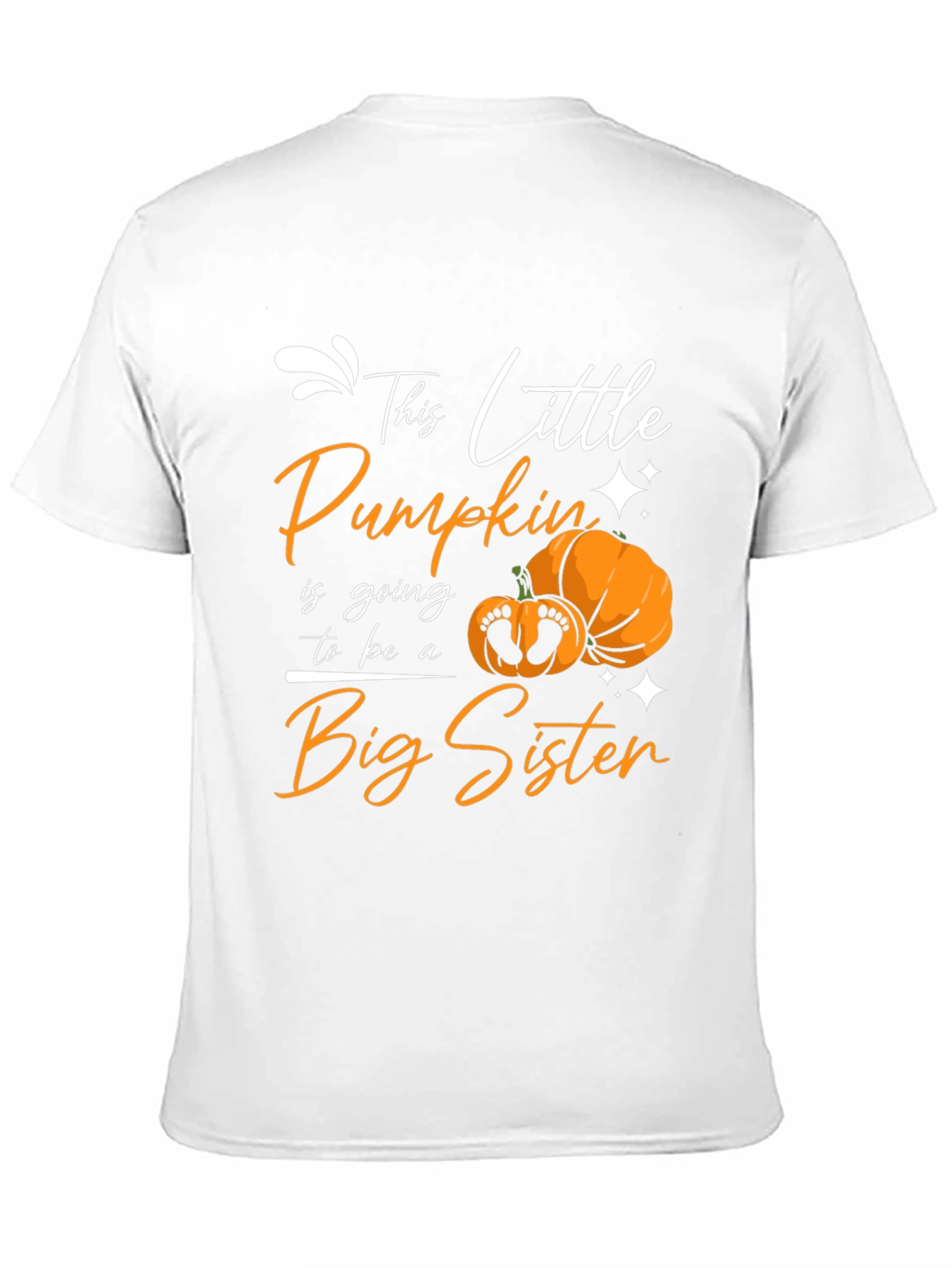 Big Sister Pumpkin Tee