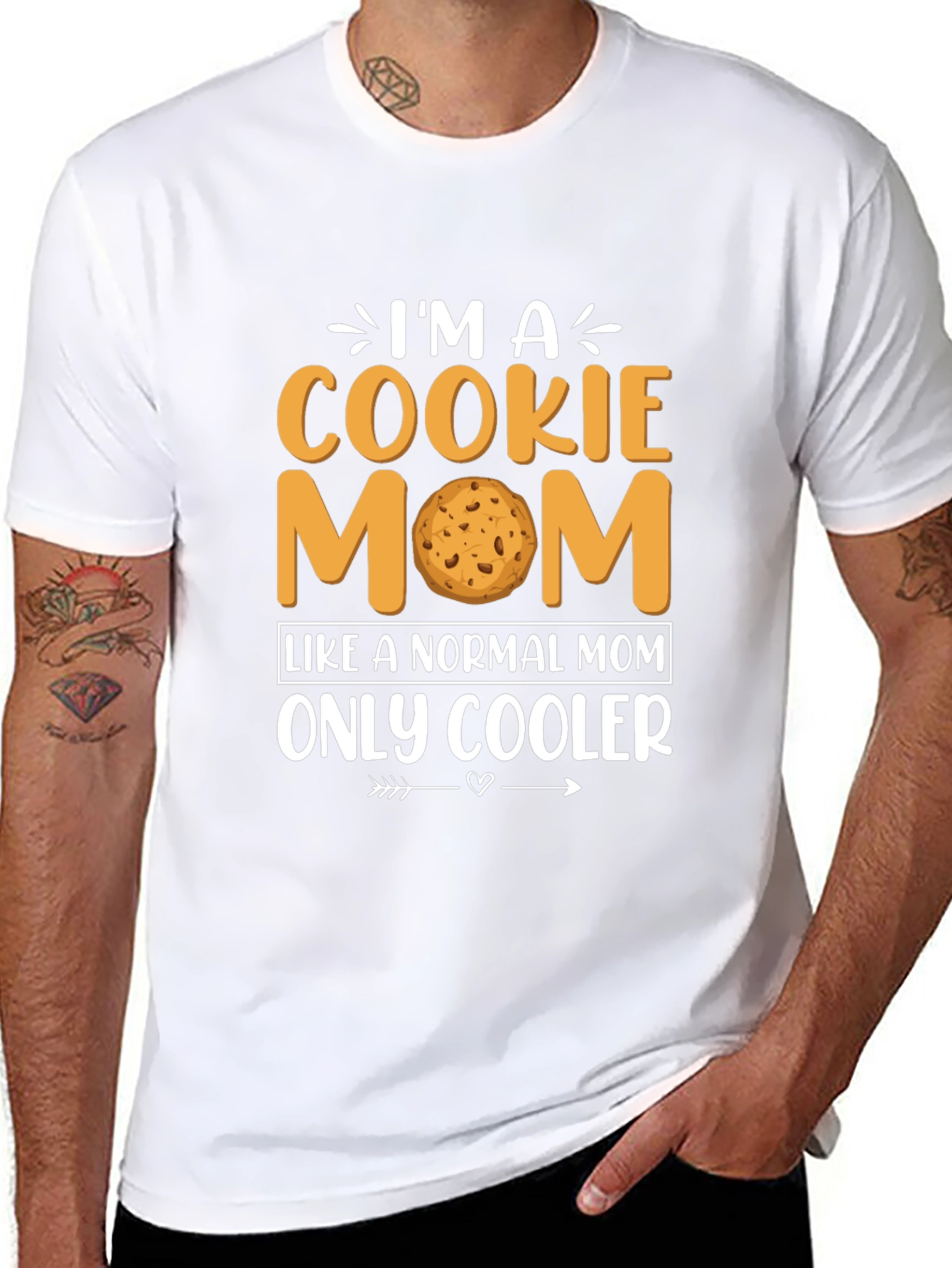 Im a Cookie Mom T-Shirt - Novelty Graphic Tee