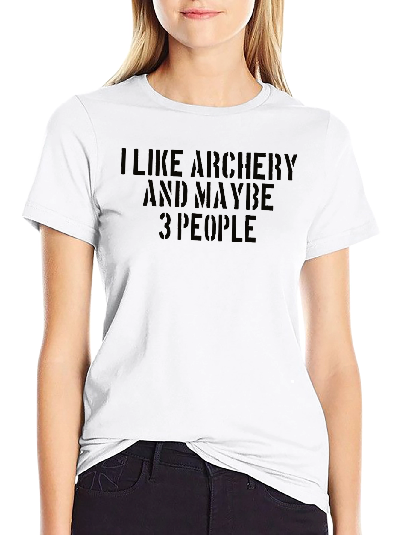 Archery T-Shirt: I Like Archery & Maybe 3 People