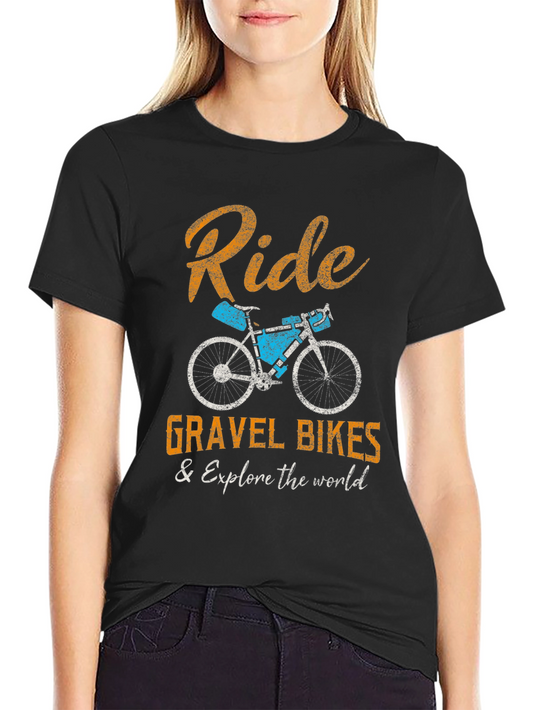 Ride Gravel Bikes & Explore T-Shirt