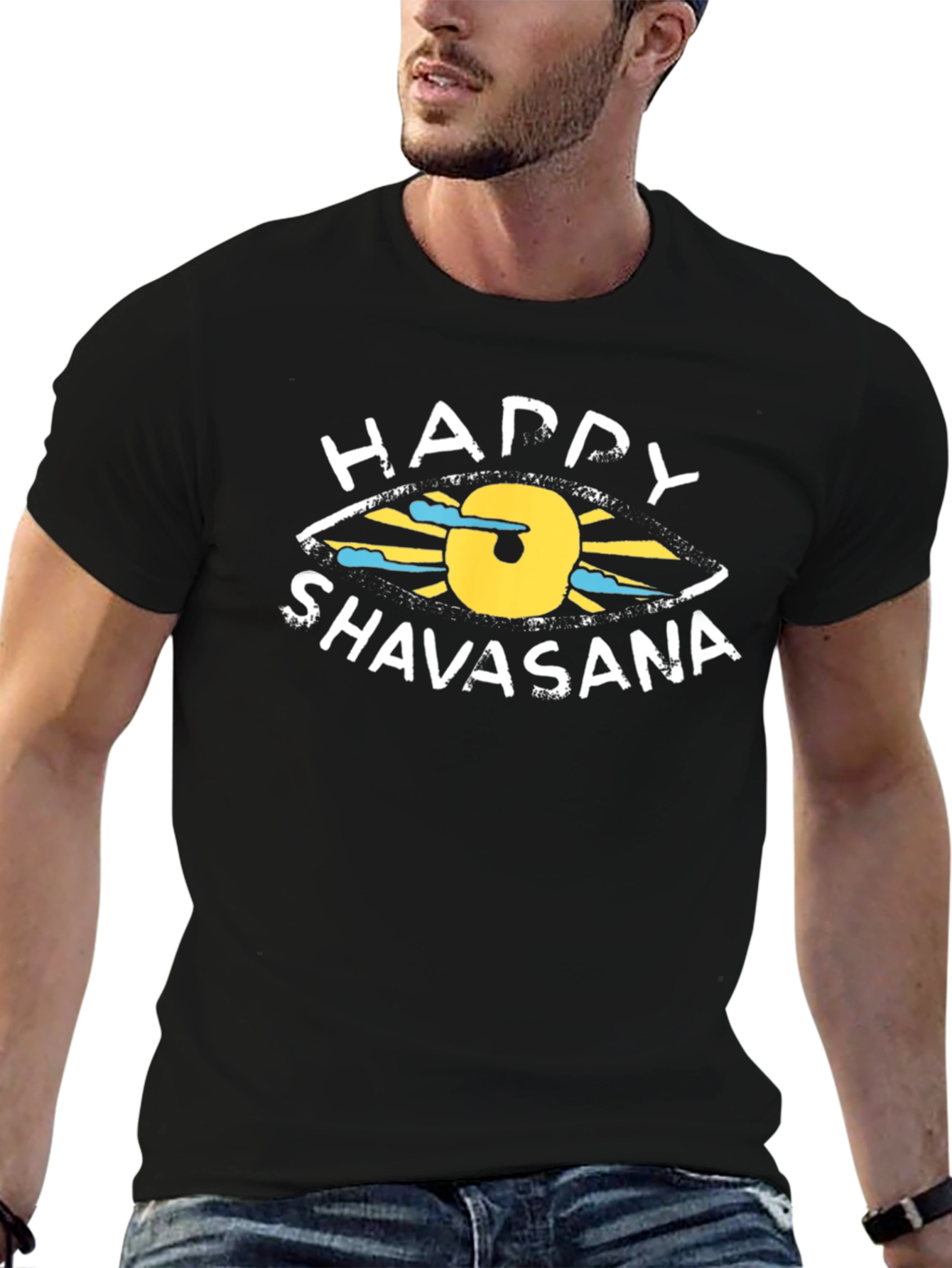 Happy Shavasana Graphic T-Shirt