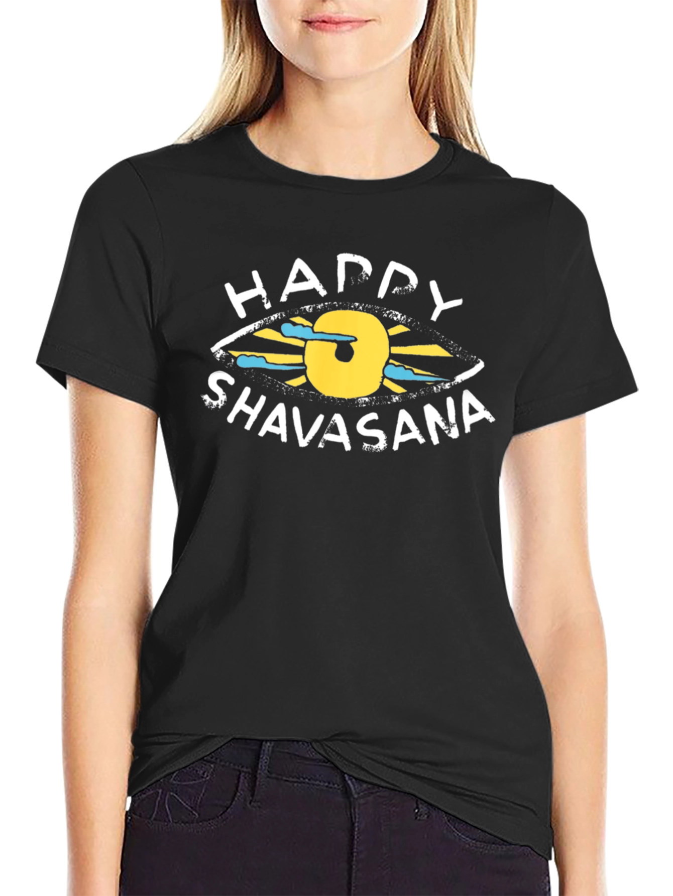 Happy Shavasana Graphic T-Shirt