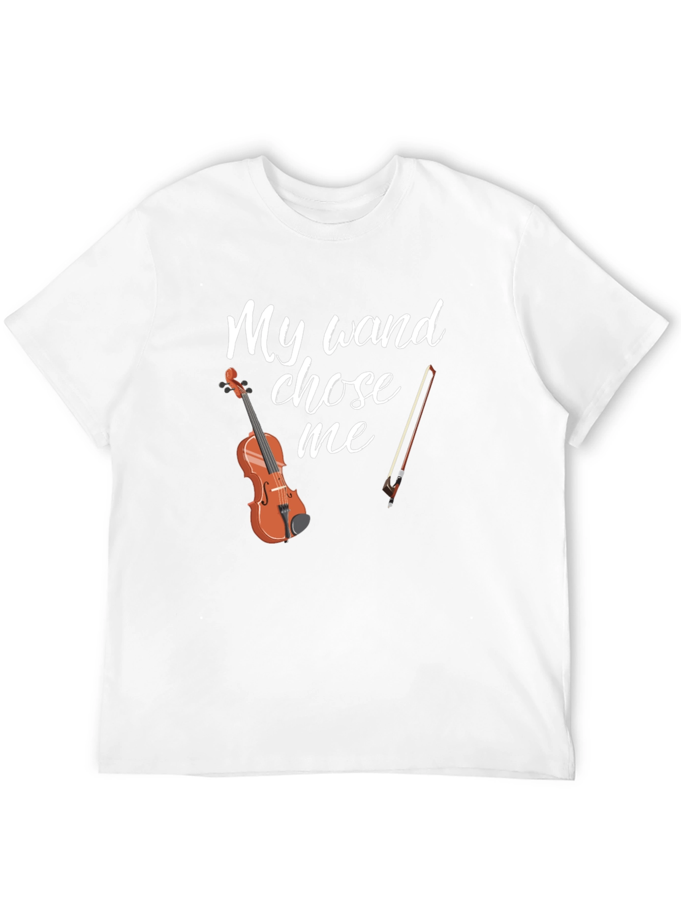 My Wand Chose Me Violin T-Shirt