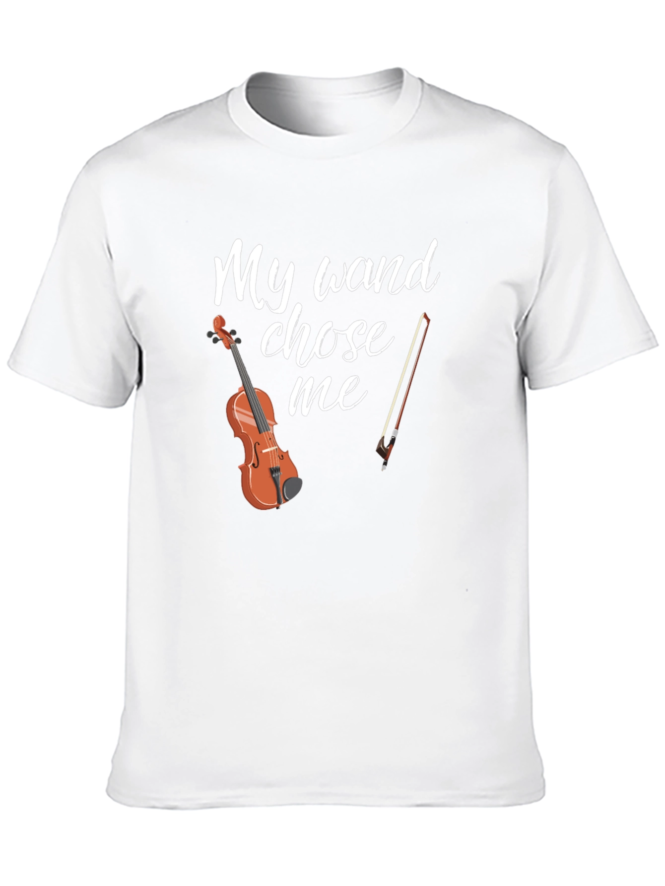 My Wand Chose Me Violin T-Shirt