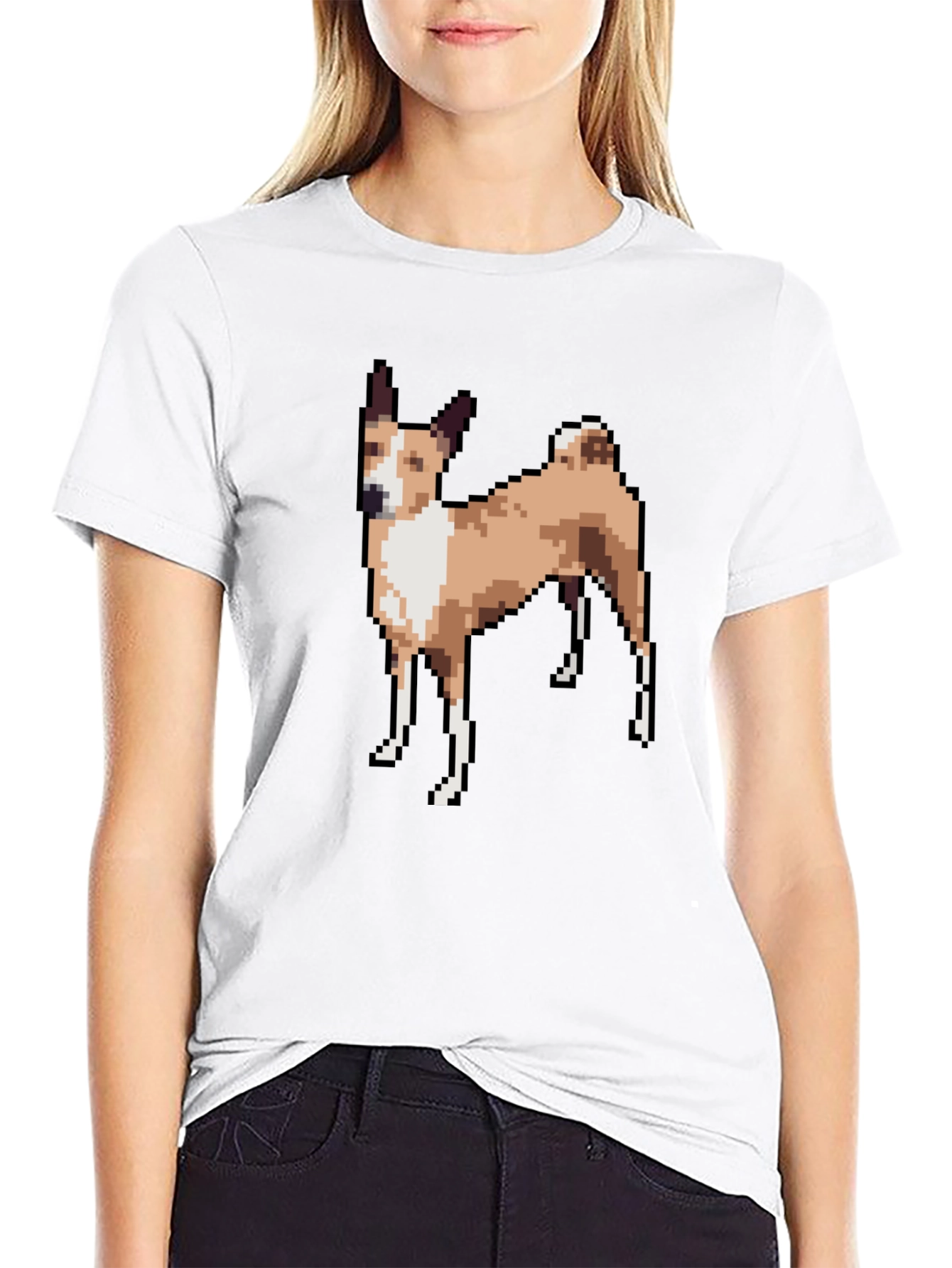 Pixel Dog T-Shirt - Retro Gaming Style