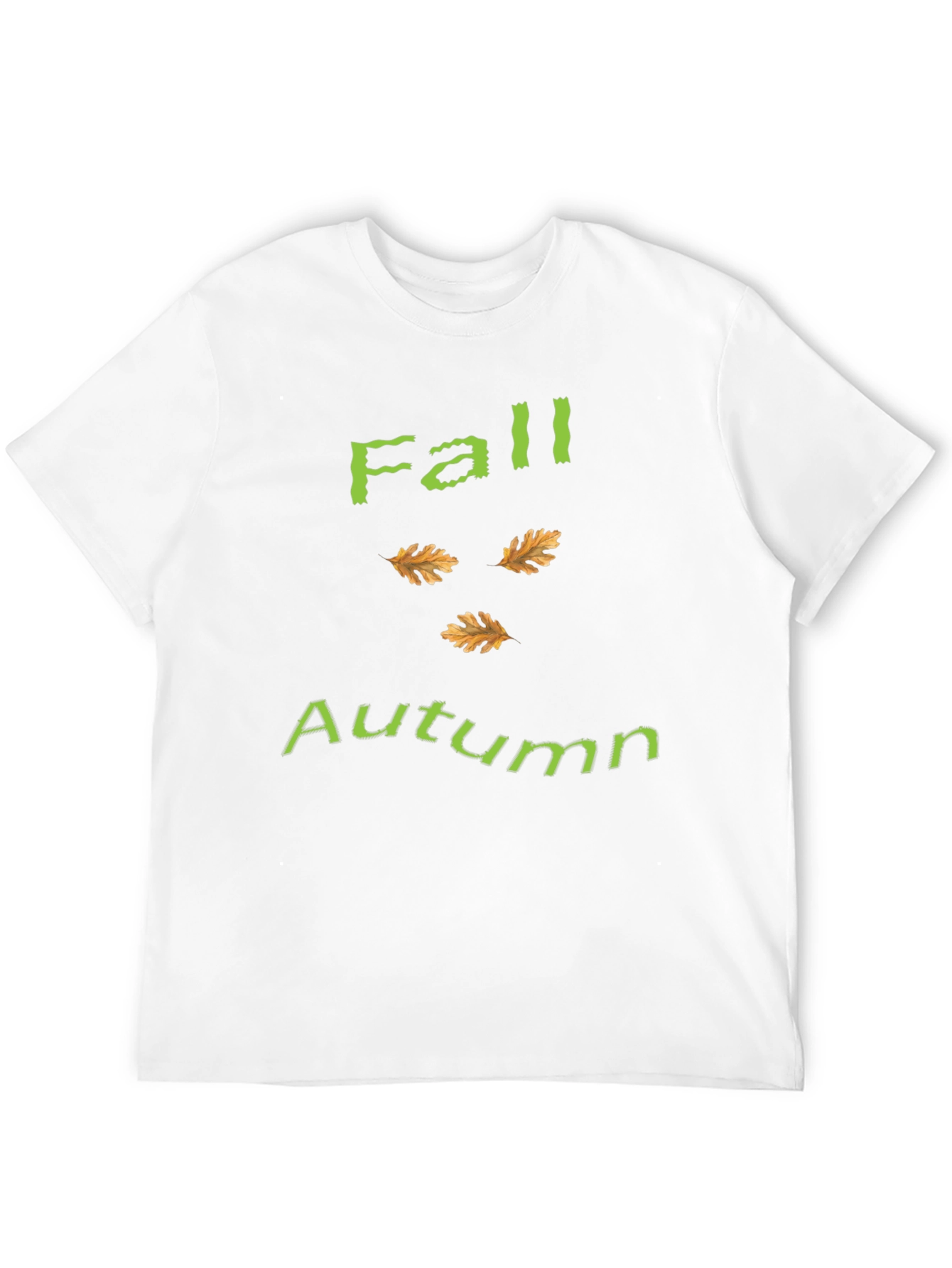 Fall Autumn Leaves Graphic Tee - Unisex Black T-Shirt