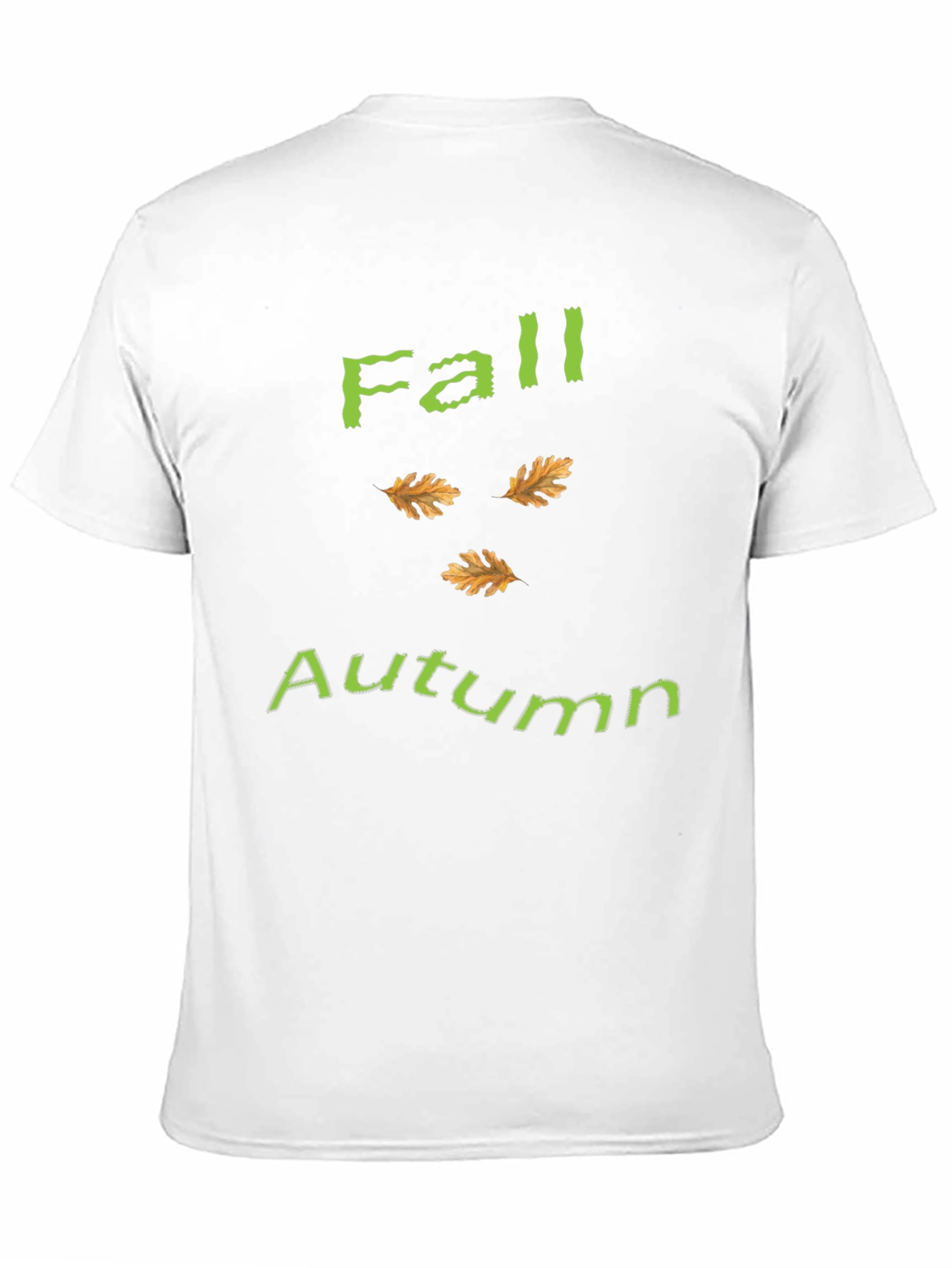 Fall Autumn Leaves Graphic Tee - Unisex Black T-Shirt