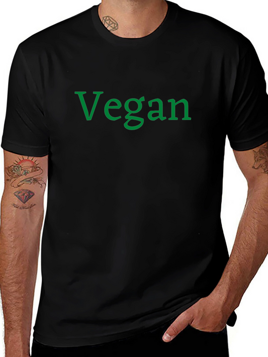 Vegan Statement T-Shirt - Unisex Black Tee