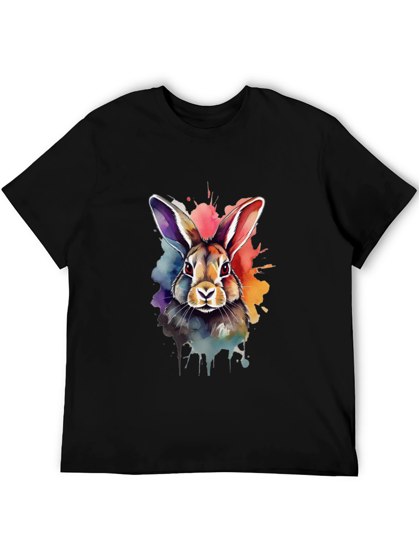 Rabbit Watercolor Graphic Tee
