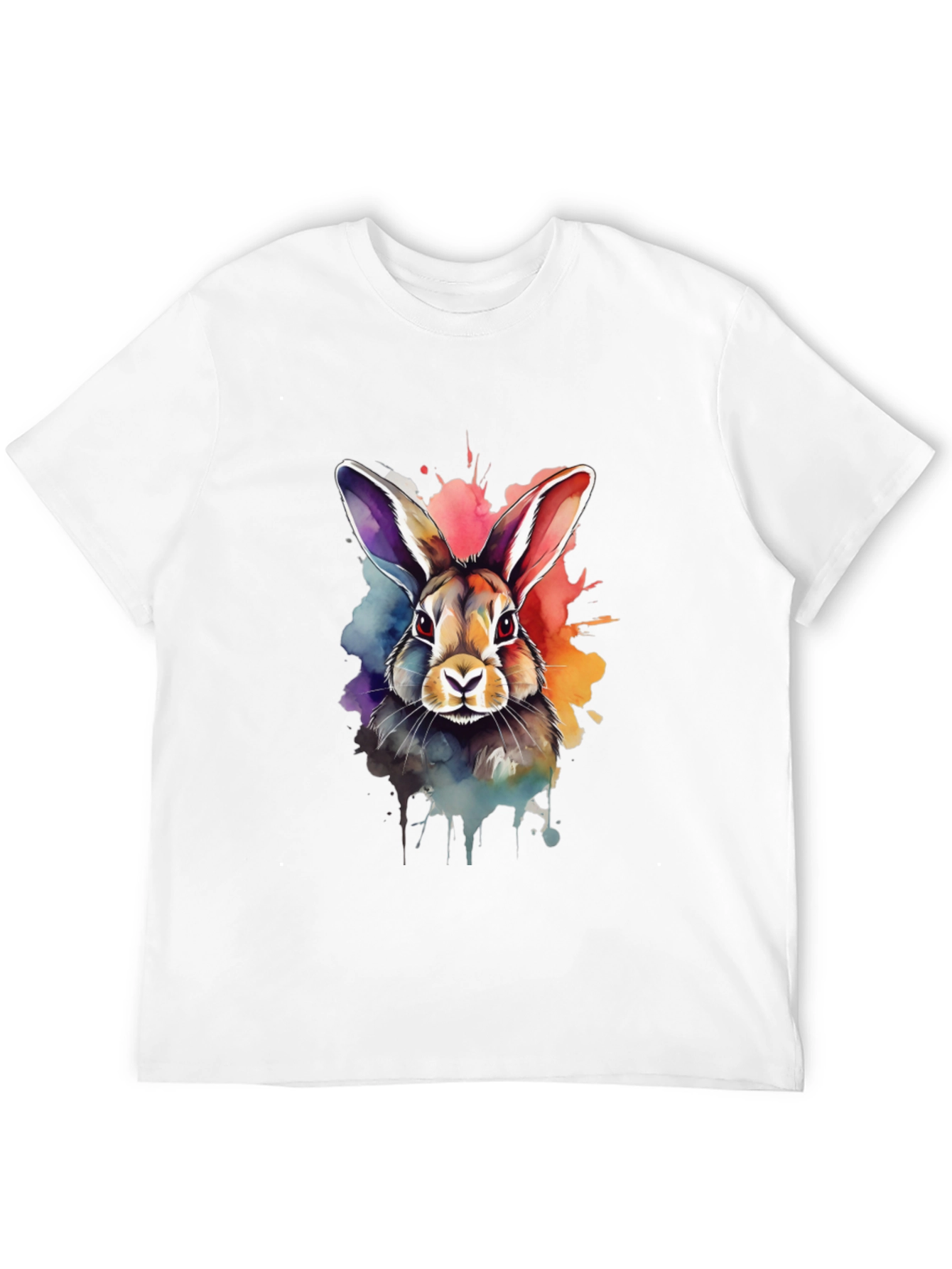 Rabbit Watercolor Graphic Tee