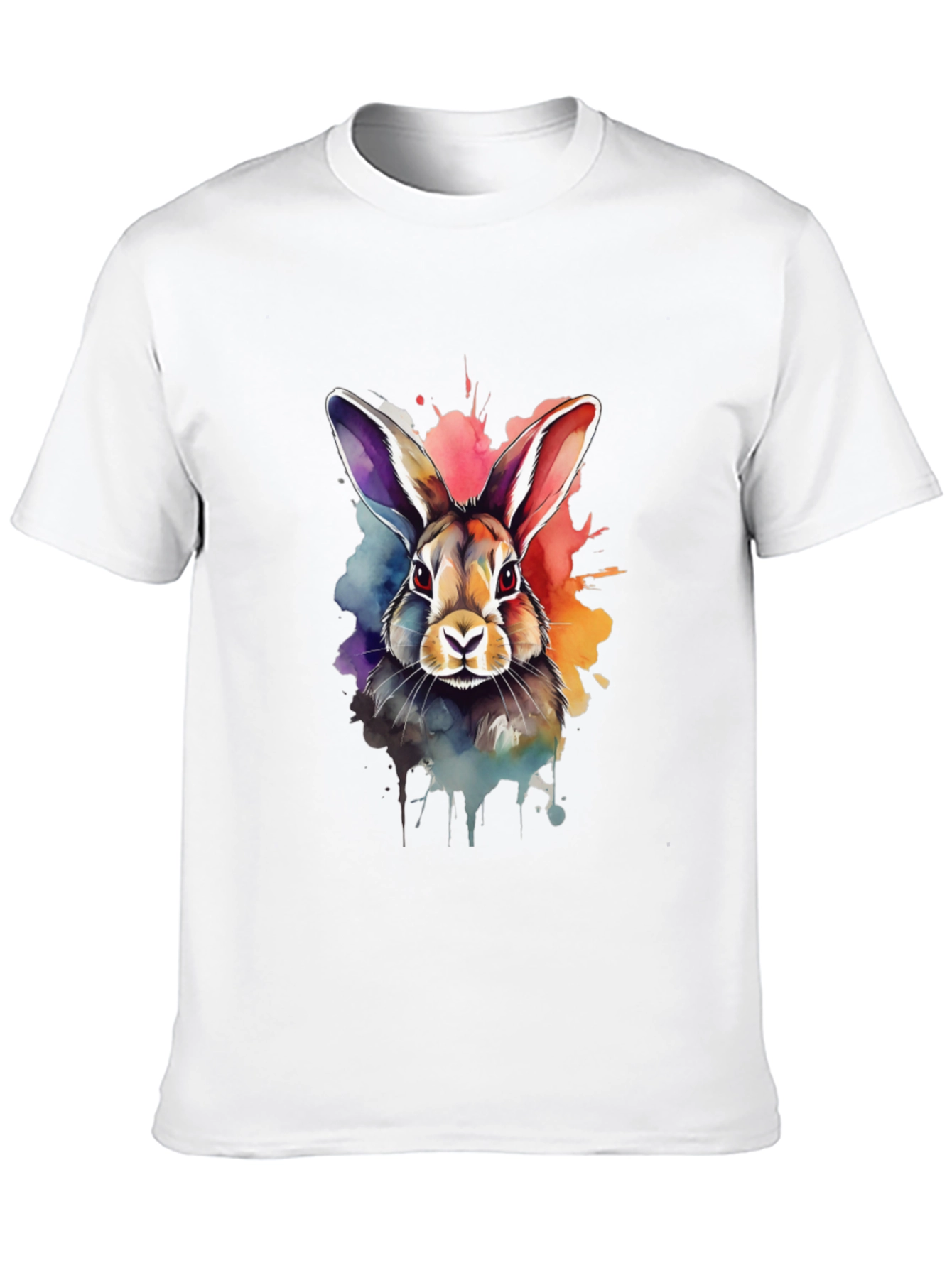 Rabbit Watercolor Graphic Tee