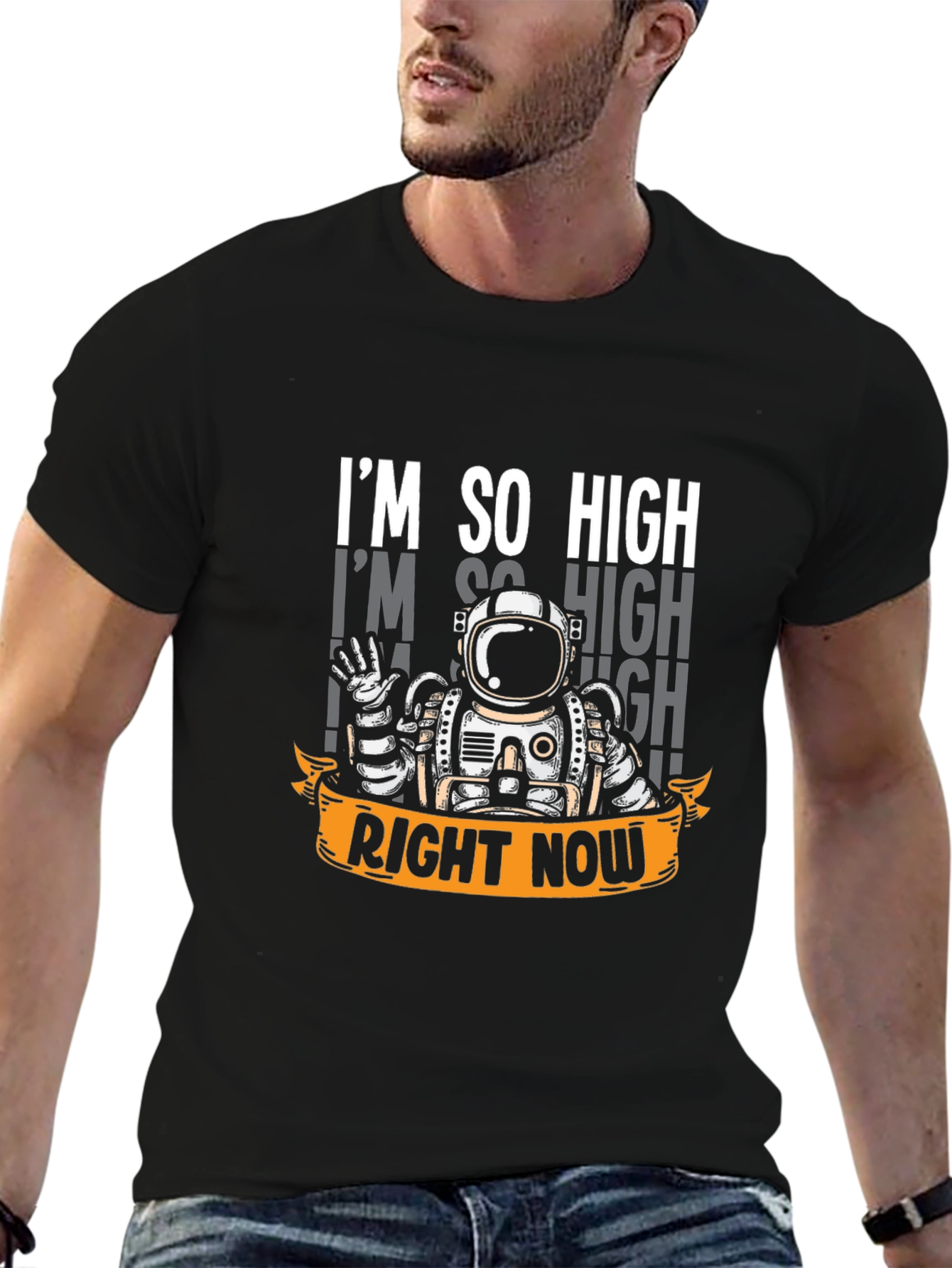 Im So High Astronaut Graphic T-Shirt
