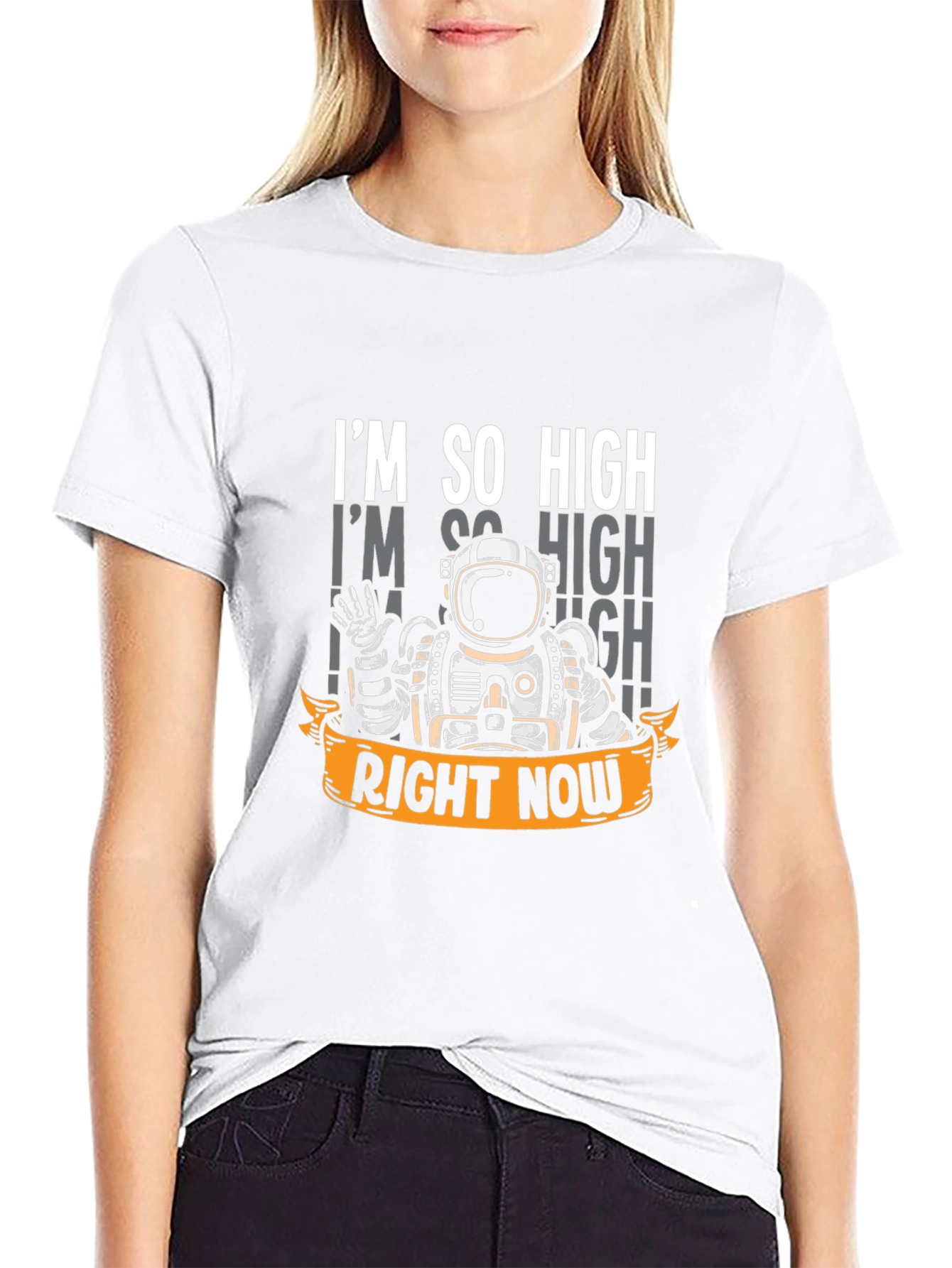 Im So High Astronaut Graphic T-Shirt