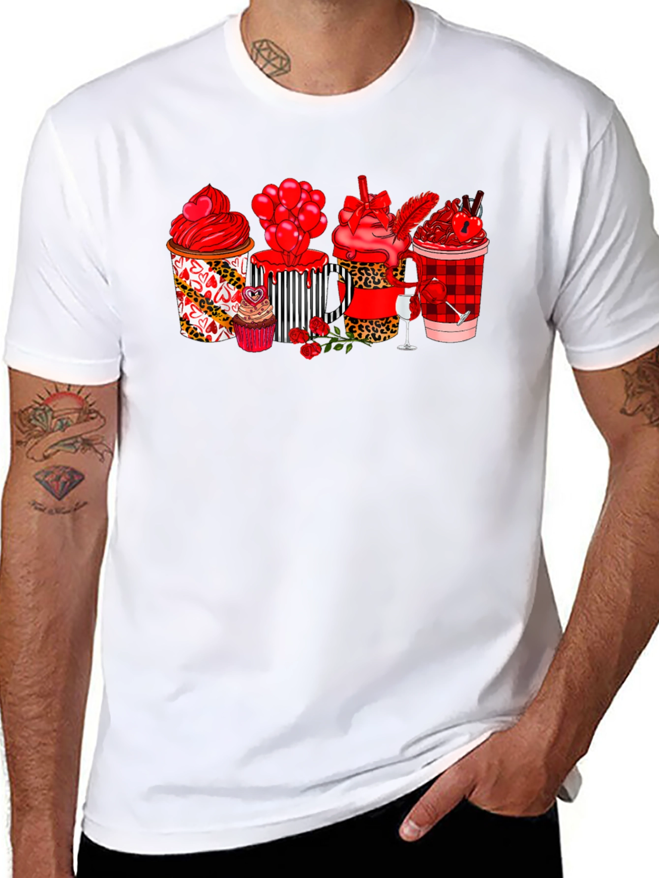 Valentines Day Coffee & Dessert T-Shirt