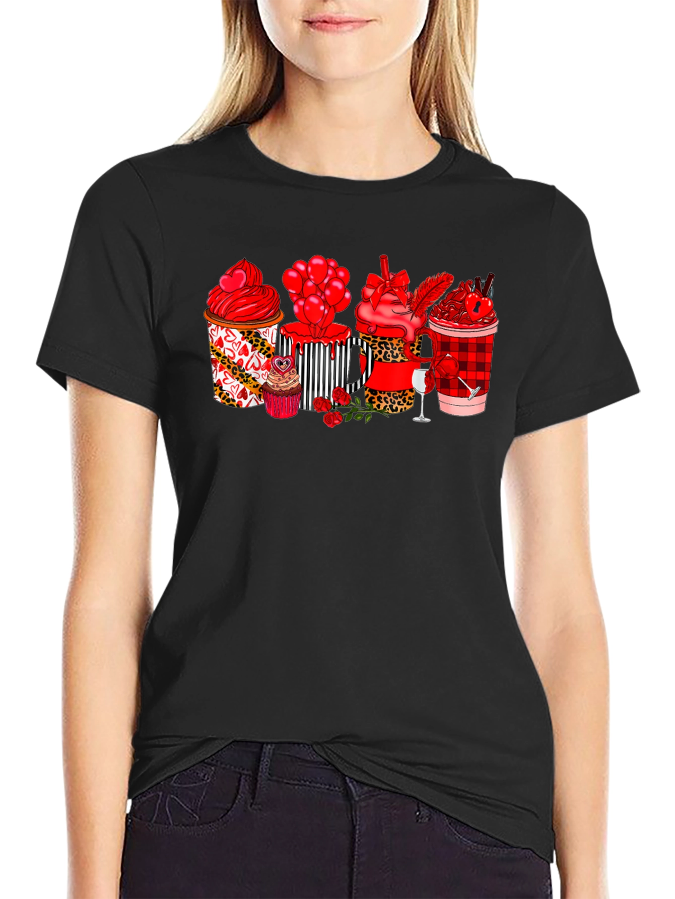 Valentines Day Coffee & Dessert T-Shirt
