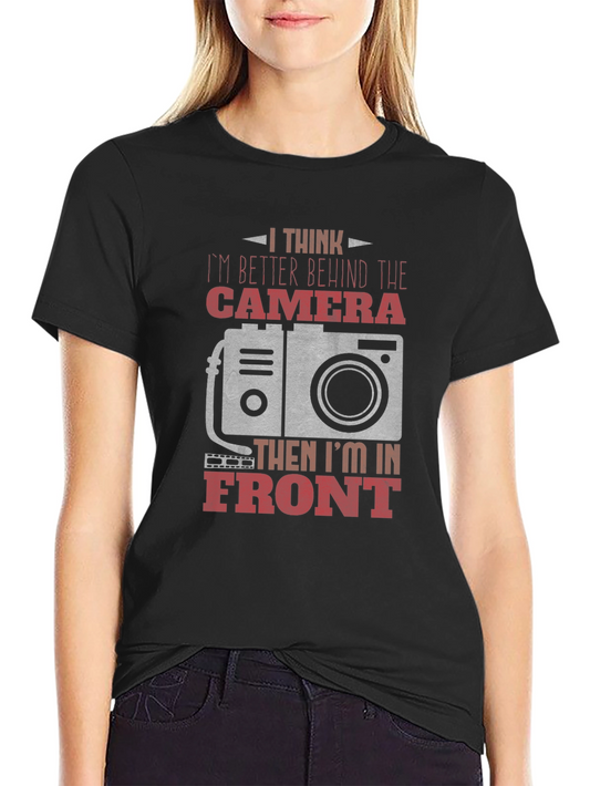 Behind the Camera Graphic T-Shirt
