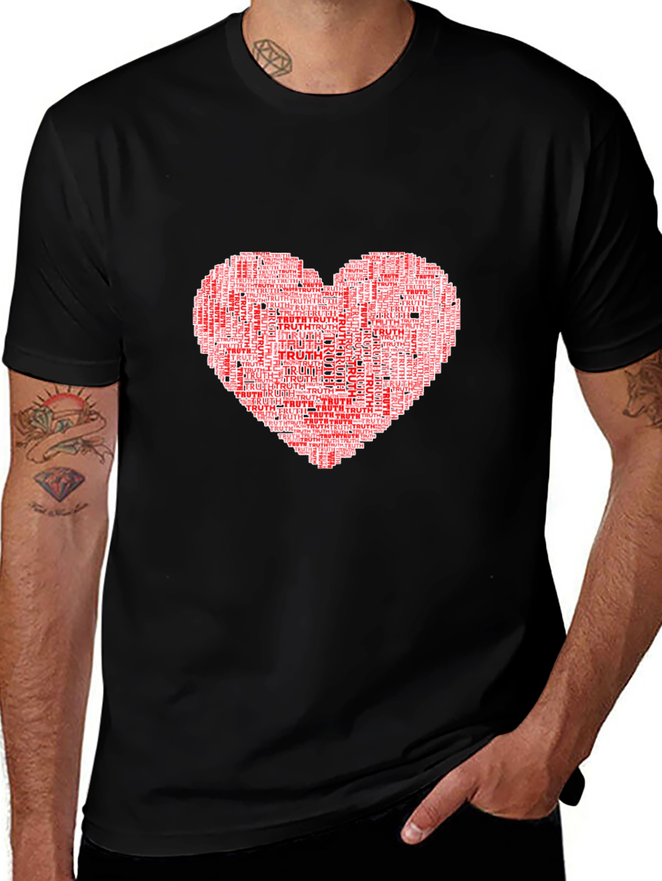 Truth Heart T-Shirt - Express Your Values