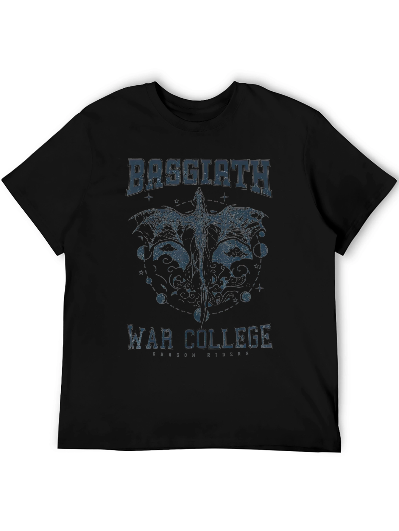 Basgiath War College Graphic T-Shirt - Black