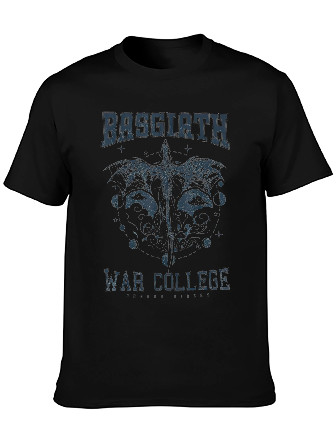 Basgiath War College Graphic T-Shirt - Black