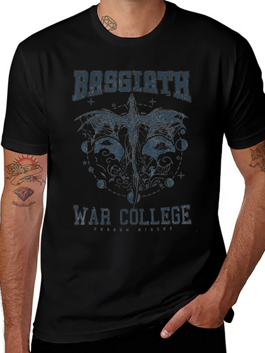 Basgiath War College Graphic T-Shirt - Black